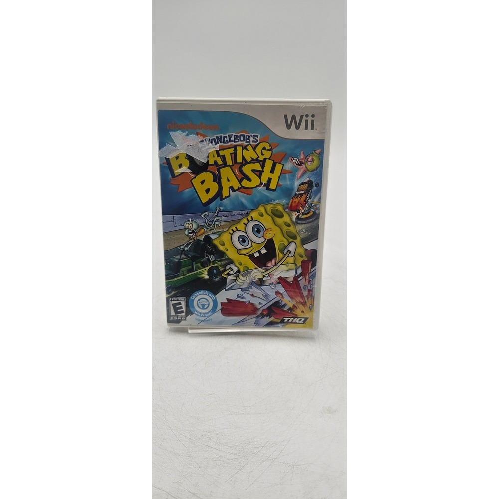 SpongeBob Boating Bash Video Game for Nintendo Wii  Disc Case no Manual